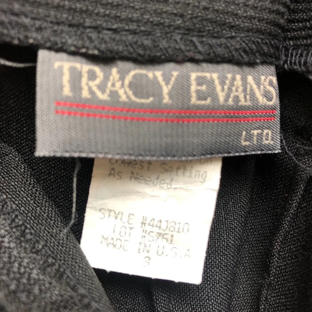 Tracy Evans Black Textured Belted Mini Skirt